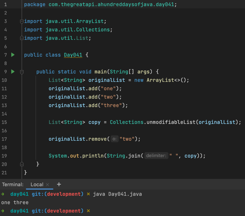 Solutions for 100 Days of Java - The Great API